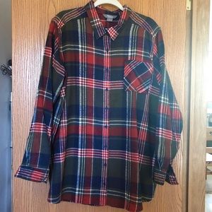 Natural Reflections Women’s Flannel Shirt Size 1X